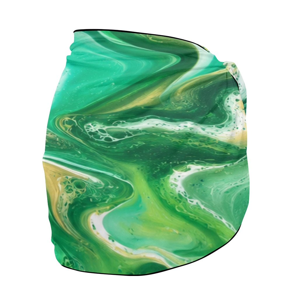 Melted Mint Mirage Coverup Skirt