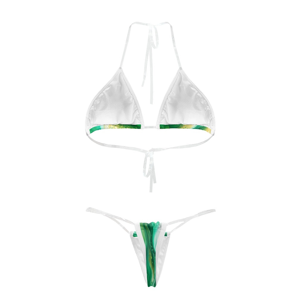Melted Mint Mirage String bikini
