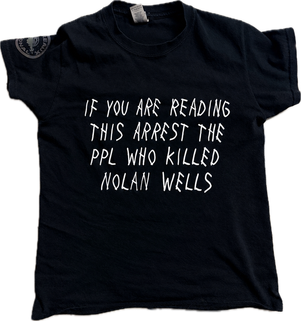 JUSTICE FOR NOLAN WELLS TEE