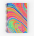 Starburst Galaxy Spiral Notebook