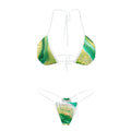 Melted Mint Mirage String bikini