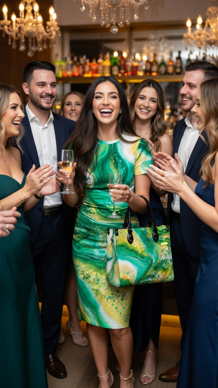 Melted Mint Mirage SS Maxi Dress